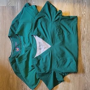 Hunter Green Scrub Shirts